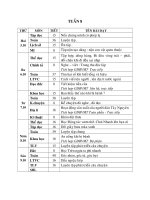 giao an lop 4  tuan 8 chuan KTKN  BVMT