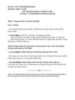 DE THI THU TNTHPT 2010