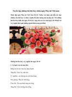 Tải Tuyển tập những bài thơ hay nhân ngày Phụ nữ Việt Nam 20-10 - Chùm thơ hay về phụ nữ cho ngày 20-10 thêm ý nghĩa