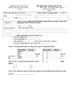 De thi Tin lop 3 ki 2 0708