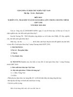 Tải Biên bản nghiên cứu, trao đổi về SGK lớp 2 trong chương trình GDPT 2018 - Báo cáo nghiên cứu, trao đổi về SGK lớp 2 mới