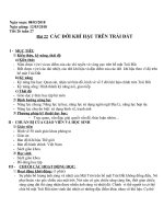 Bai 22  CAC DOI KHI HAU TREN TRAI DAT