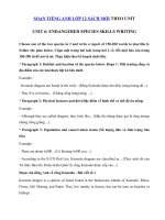 Tải Choose one of the two species in 2 and write a report - Tiếng Anh 12 Unit 6 Endangered Species Skills Writing| Write a report about an endangered species