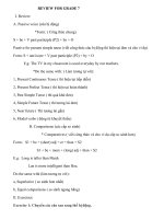 Tieng Anh 7 Sach moi De cuong on thi