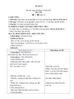 Giao an Tuan 5  Lop 1