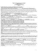 De thi thu Dai hoc mon Vat li va dap an