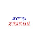 Kể chuyện: Sự tích Hồ Ba Bể