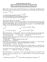 De thi thu Dai hoc mon Vat li va dap an