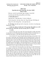 Bien ban hop Hoi Dong SP ve viec danh gia XL CBCCVC thang 112020