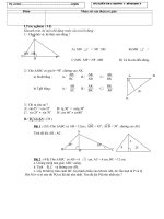De Kiem Tra cuoi chuong IHH 9Tiet 19