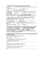 Bai kiem tra dinh ki mon anh co dap ankhoi 9