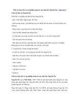 Tải Tiểu sử cuộc đời và sự nghiệp sáng tác của nhà thơ Nguyễn Du - Cuộc đời và sự nghiệp Nguyễn Du