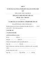 Mẫu Văn bản đăng ký góp vốn (Mẫu I.4)