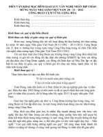 DIEN VAN KHAI MAC DEM GIAO LUU VAN NGHE 2011