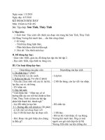 Tuan 25 Son Tinh Thuy Tinh