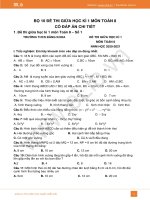 10 đề thi giữa HK1 môn Toán học 8 năm 2020 có đáp án