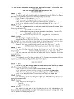 De va goi y mon Van tuyen sinh 10 Da Nang 2262012