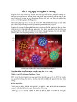 Tải Yếu tố tăng nguy cơ ung thư cổ tử cung - Tìm hiểu về bệnh ung thư cổ tử cung