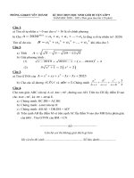 Dai so 9 De thi chon HSG