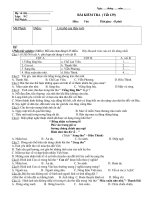 Kiem tra Van 9  tiet 139 co ma trandap an