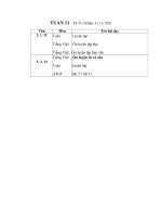 giao an buoi chieu lop 2 tuan 11 nam 2011