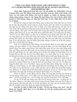 Le ket nap Dang vien moi tai Chi bo truong mam non My Hung thang 112020