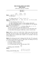 bo de thi vao lop 10 co dap an