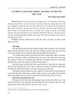 Vai trò của đàn bầu trong âm nhạc cổ truyền Việt Nam