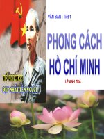 Bai 1 Phong cach Ho Chi Minh