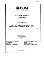 The effects of toeic education on students communication ability at university of finance and marketing UFM 