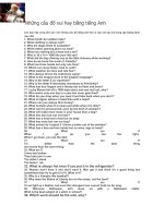 Nhung cau do vui hay bang tieng Anh