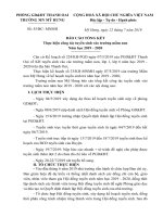 Bao cao tong ket cong tac tuyen sinh tre nam hoc 20192020