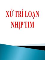 XỬ TRÍ LOẠN NHỊP TIM (điều TRỊ nội) 