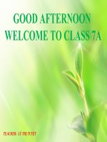 Tieng Anh 7 Sach moi Unit 4 Music and Arts Lesson 4 Communication