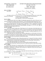 De thi chuyen Hoa quoc hoc 20112012