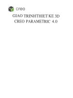giáo trình thiết kế cơ khí 3d trên creo parametric 4.0