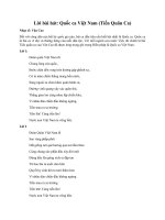 Tải Lời bài hát Quốc Ca Việt Nam - Tiến Quân Ca - Văn Cao