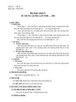 Bai thuc hanh 5 Su dung lenh lap ForDo