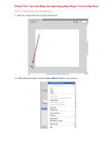 Bai 6 Tao anh dong theo phuong phap Shape Tween tieptheo