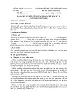 Tải Báo cáo sơ kết công tác pháp chế năm 2017 - Mẫu báo cáo công tác pháp chế năm 2017