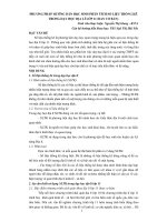 Phương pháp hướng dẫn hs phân tích số liệu thống kêtrong dạy học Địa lý 11