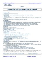 Bai 1 Tu cham soc ren luyen than the