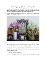 Tải Cách dâng hoa ý nghĩa trên ban thờ ngày Tết - Hướng dẫn dâng hoa cúng trên ban thờ đúng cách