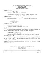 Dethi va Dan HSG huyen QLuu nam 20102011