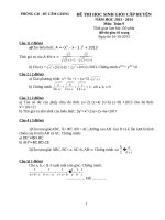 ĐỀ THI HỌC SINH GIỎI TOAN 9 CẤP HUYỆN