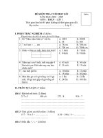 Doc tham lop 3  CK i