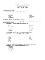 hdc tỉnh 2011  tiếng anh 9  hồng nhật huệ  thư viện tài nguyên giáo dục long an