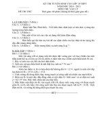 Bo de thi mon Vat ly vao lop 10  THPT moi nhat