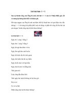 Tải Lời bài hát: 1 + 1 - Bài hát 1 + 1 - Lê Thiện Hiếu