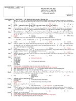 ĐỀ THI THỬ ĐH LÝ KHỐI A 2012 ĐỀ SỐ 7